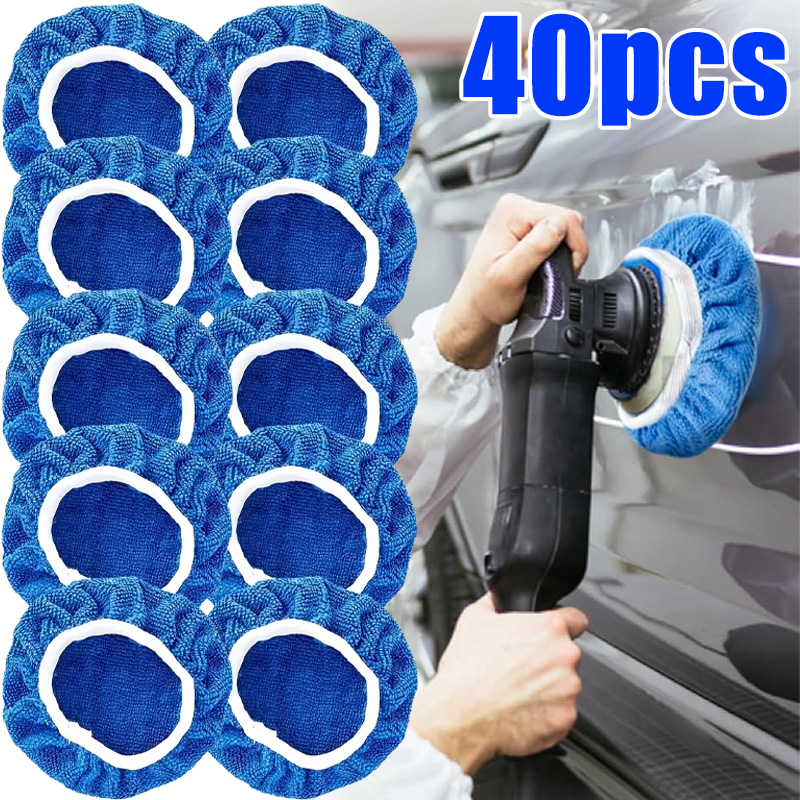 Tech House Accessories - Almohadilla pulidora de microfibra para coche