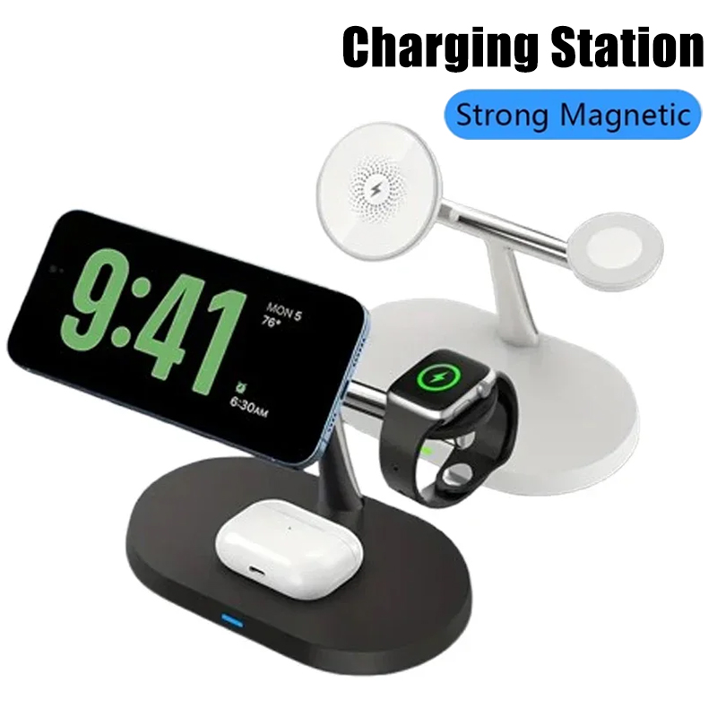 Wireless Charger 3 In 1 - Base de Carga Inalámbrica Magnética 3