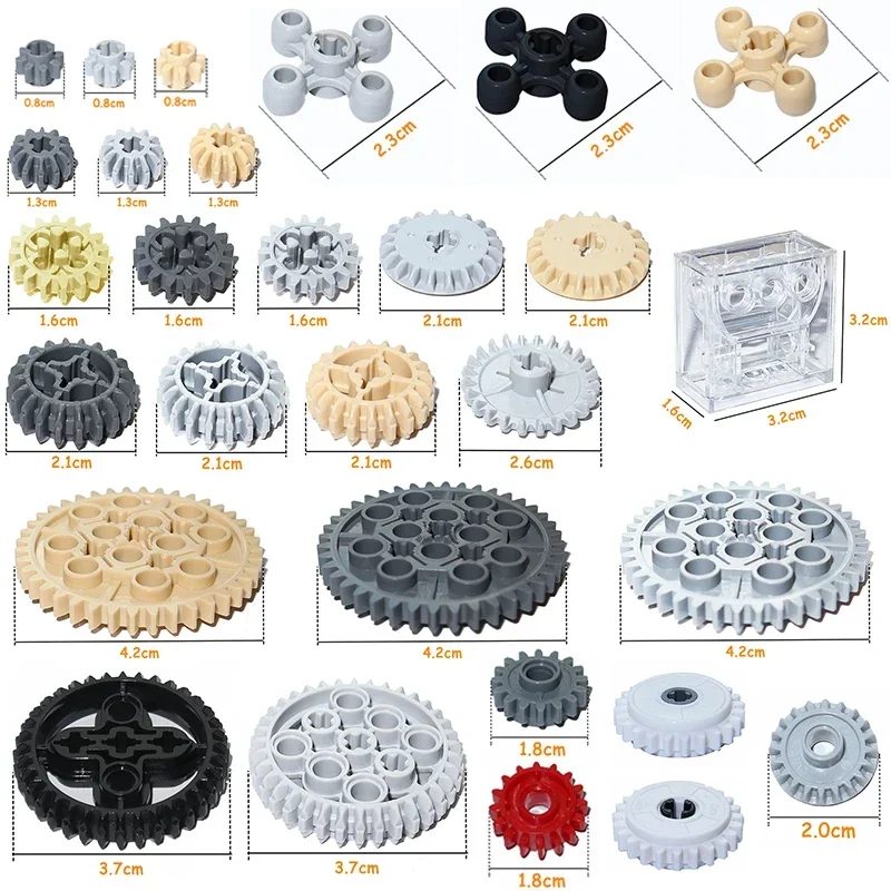 Tech Gear Accessories - Bloques de construcción MOC, piezas técnicas,