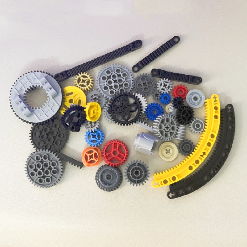Tech Gear Accessories - Serie de engranajes MOC, bloques de