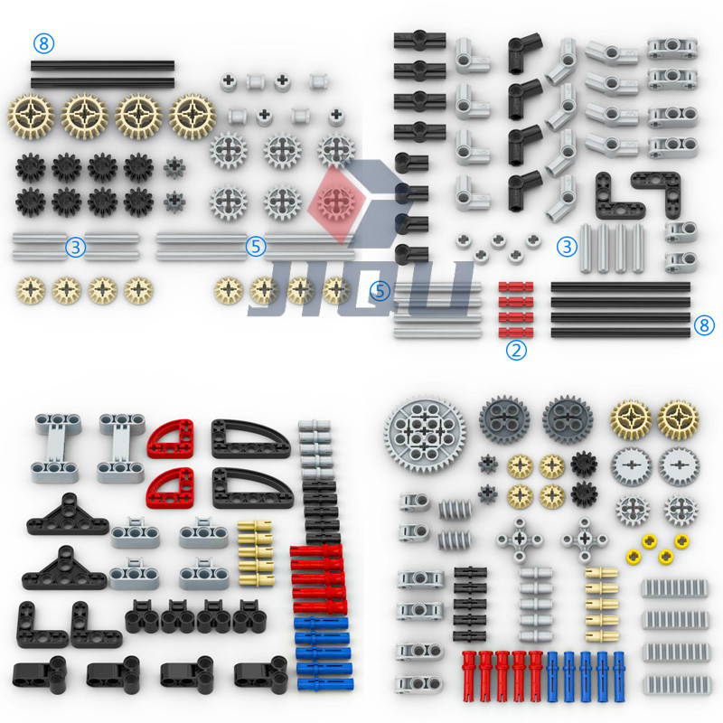 Tech Gear Accessories - Accesorio de ladrillos de tecnología MOC,