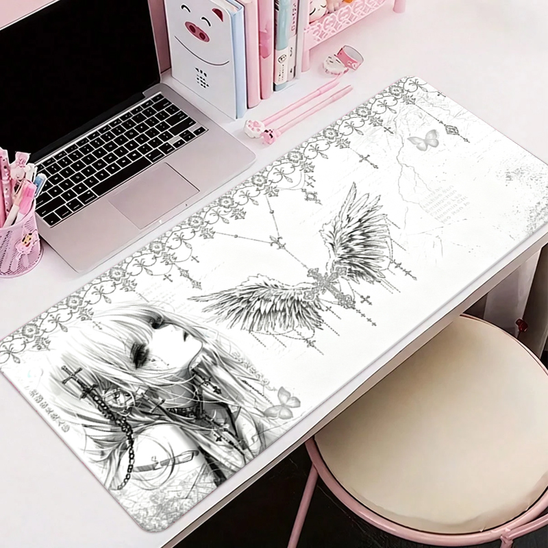Tech Accessories For Desk - Alfombrilla de ratón de cuero, alfombrilla