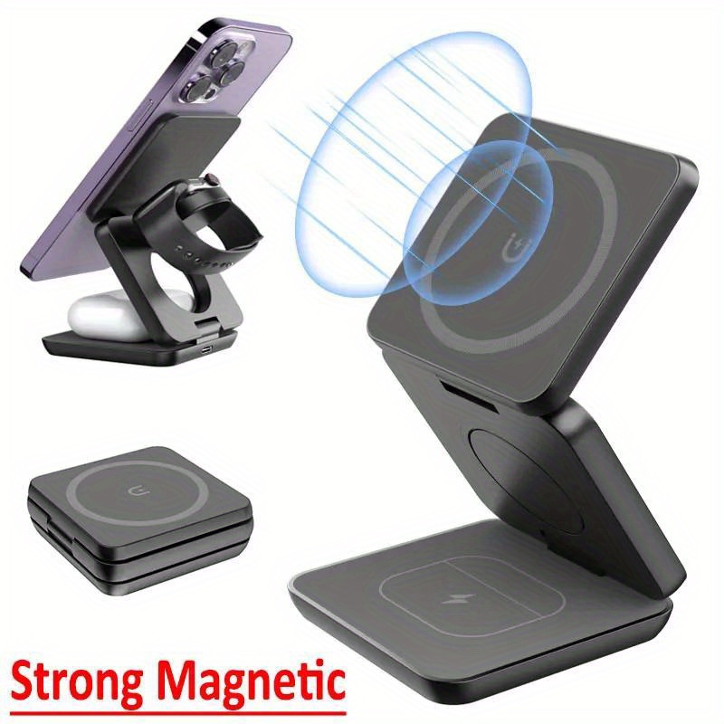 Cargador inalámbrico rápido pl - Wireless Charger 3 In 1 reseña y precio