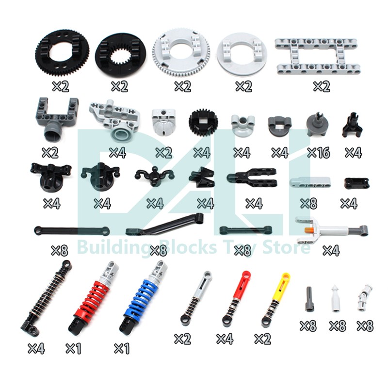 148 Piezas MOC, Piezas Técnica - Tech Gear Accessories reseña y precio