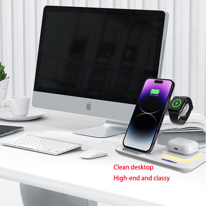 Estación de Carga Inalámbrica  - Wireless Charger 3 In 1 reseña y precio