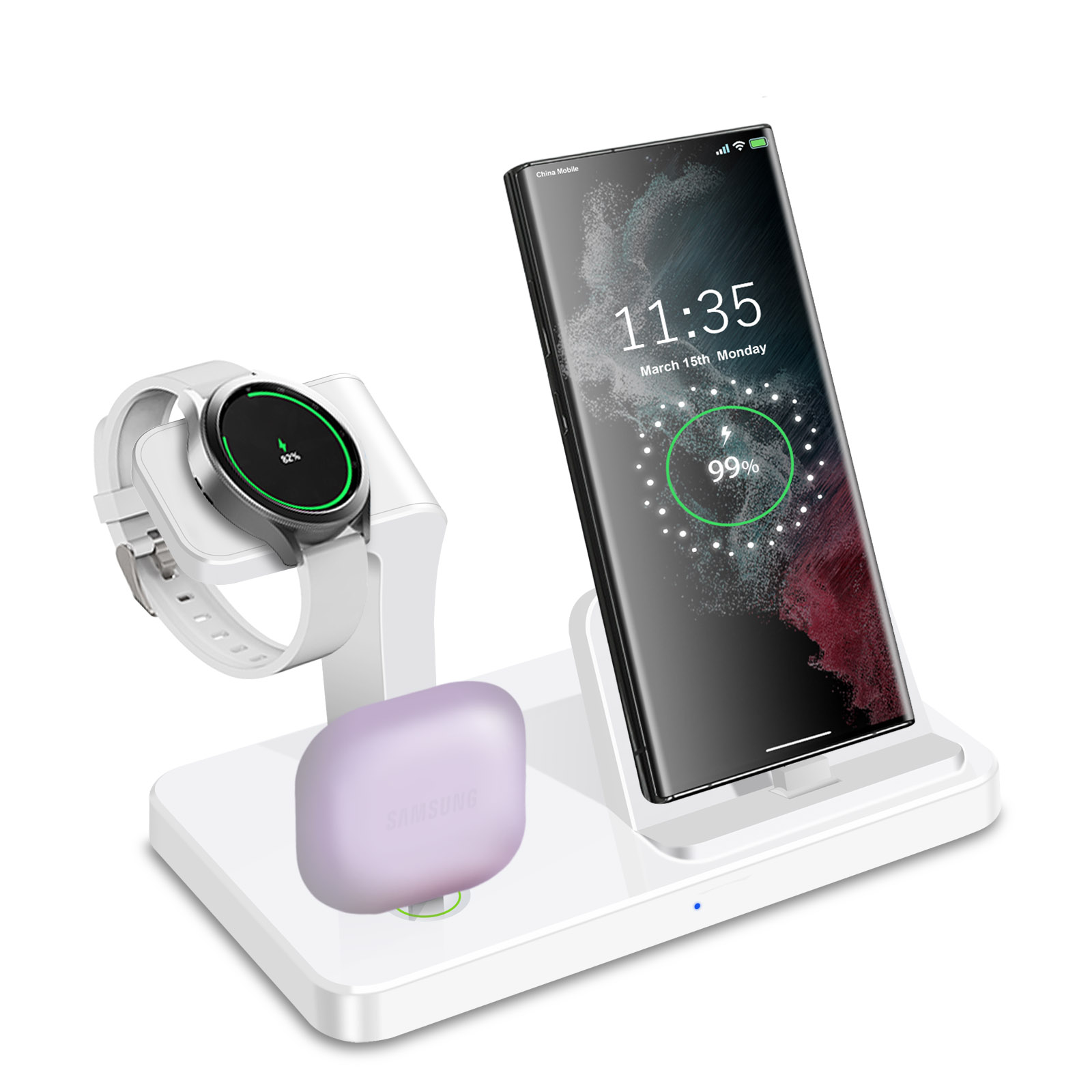 Base de Carga Inalámbrica 3 en - Wireless Charger 3 In 1 reseña y precio