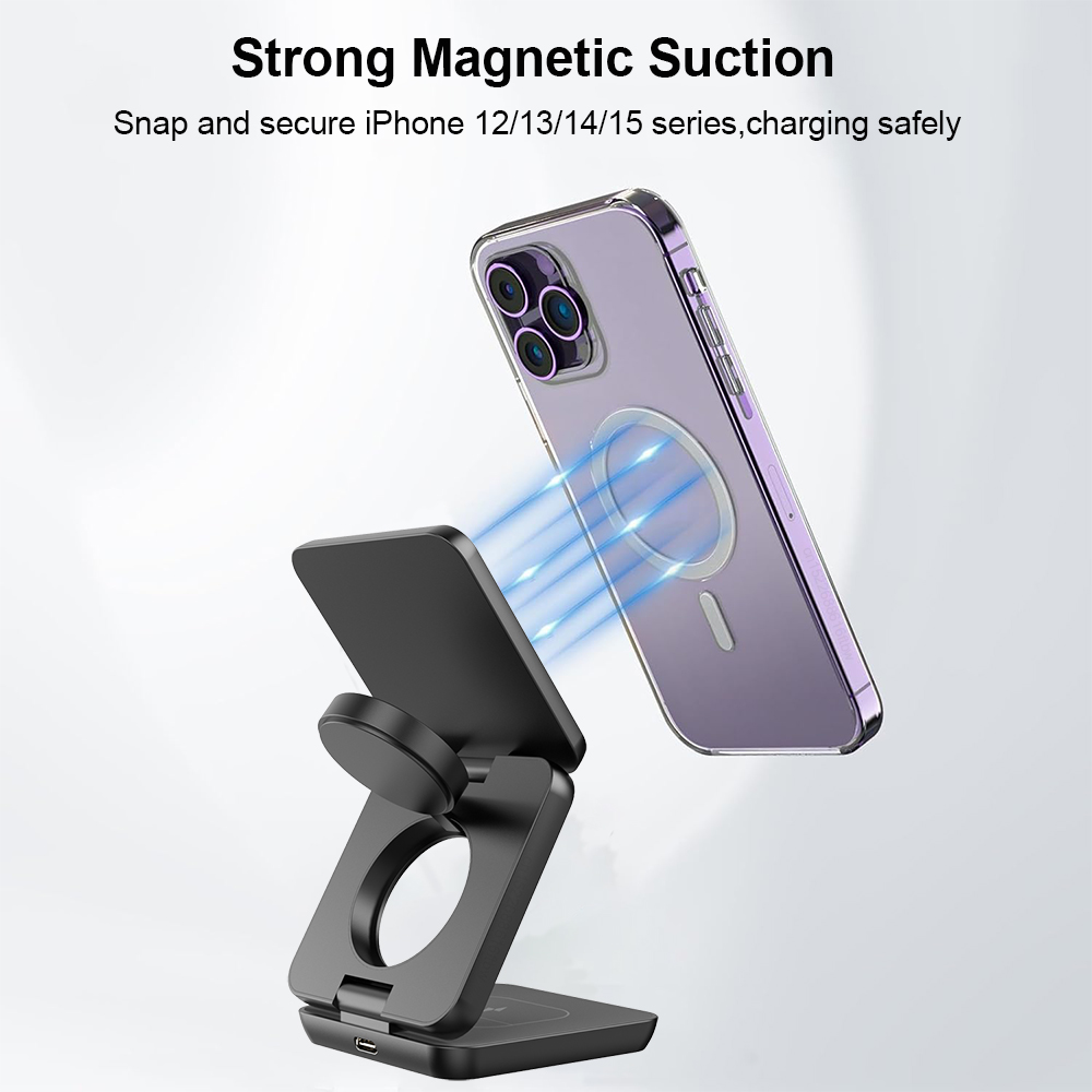 Soporte de cargador inalámbric - Wireless Charger 3 In 1 reseña y precio