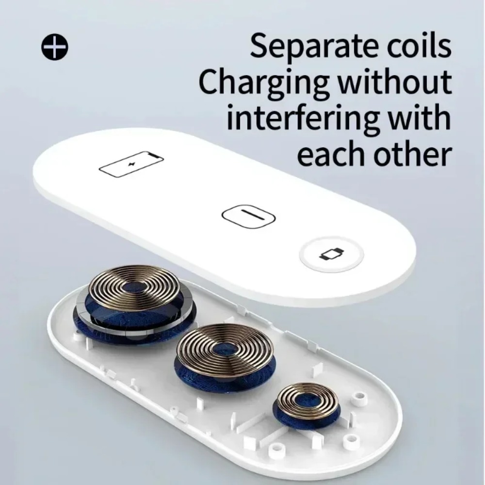 Base de Carga Inalámbrica 3 en - Wireless Charger 3 In 1 reseña y precio