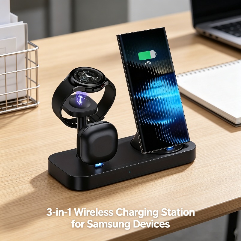 Cargador Inalámbrico 3 en 1 co - Wireless Charger 3 In 1 reseña y precio