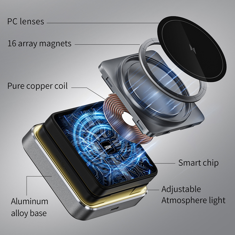 CABLETIME Soporte de Carga Ina - Wireless Charger 3 In 1 reseña y precio